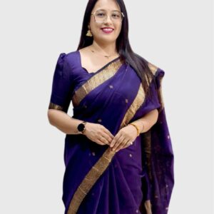 Pure Maheshwari Handwoven Nayanatara Buti Sarees